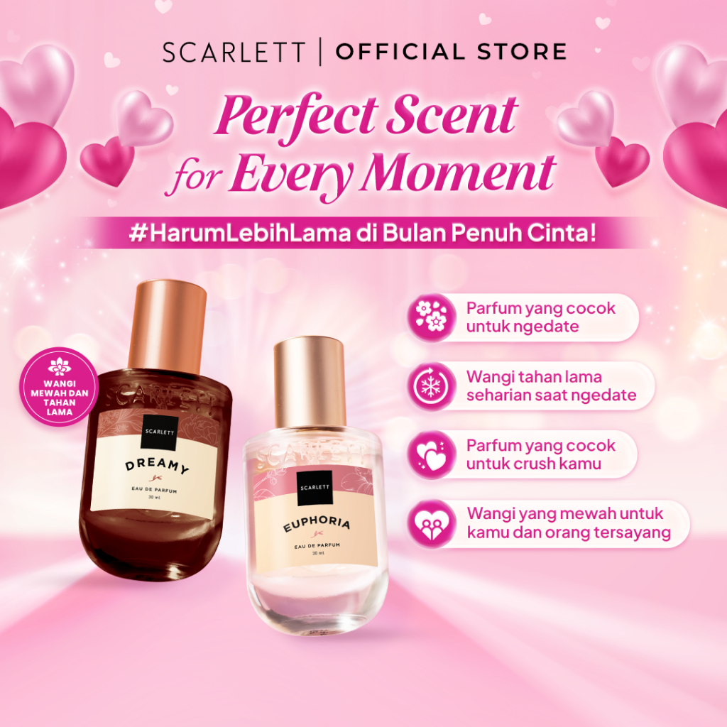 Scarlett Eau De Parfum Bundling Dreamy & Euphoria